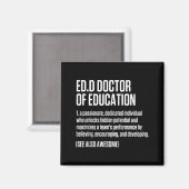 Edd doctoraat in de opvoedkunde afstuderen magneet (Voorkant / Achterkant)