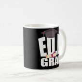 EdD Doctorate Education Afstuderen Gift Coffee Mok (Voorkant rechts)