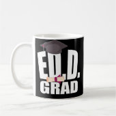 EdD Doctorate Education Afstuderen Gift Coffee Mok (Links)