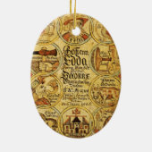 Edda Norse Mythology Keramisch Ornament (Achterkant)