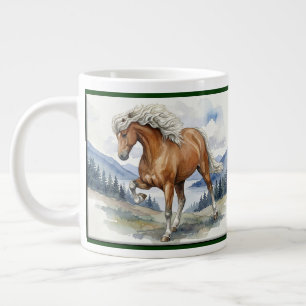 Edda Silver bay IJslands paard in de bergen S Grote Koffiekop