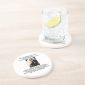 Eddie Durham aangepaste zandsteen decoratieve Onde Zandsteen Onderzetter (Zijkant)