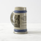 EDDIE DURHAM stein (zeer grote mok) Bierpul (Voorkant links)