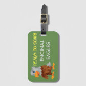 Eddie Eagle Bagagelabel (Voorkant (verticaal))