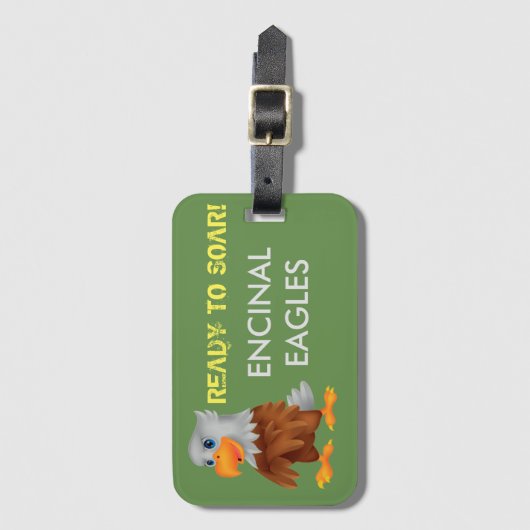 Eddie Eagle Bagagelabel (Voorkant (verticaal))