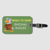 Eddie Eagle Bagagelabel (Voorkant (horizontaal))
