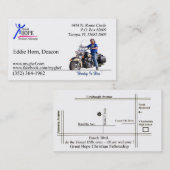 Eddie Horn Visitekaartje (Voorkant / Achterkant)