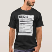 Eddie Nutrition Informatie Probleem oplossen Hard  T-shirt (Voorkant)