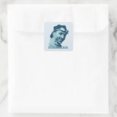 Eddie Rickenbacker - 2 Vierkante Sticker (Tas)