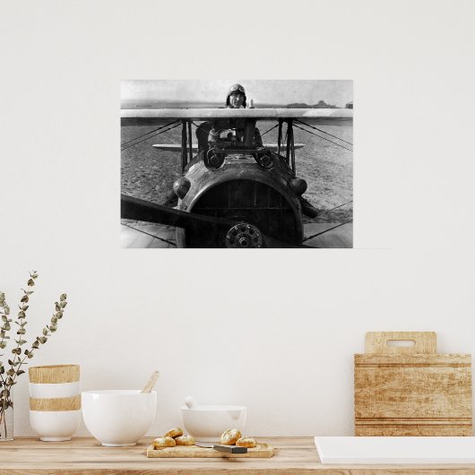Eddie Rickenbacker Poster (Keuken)