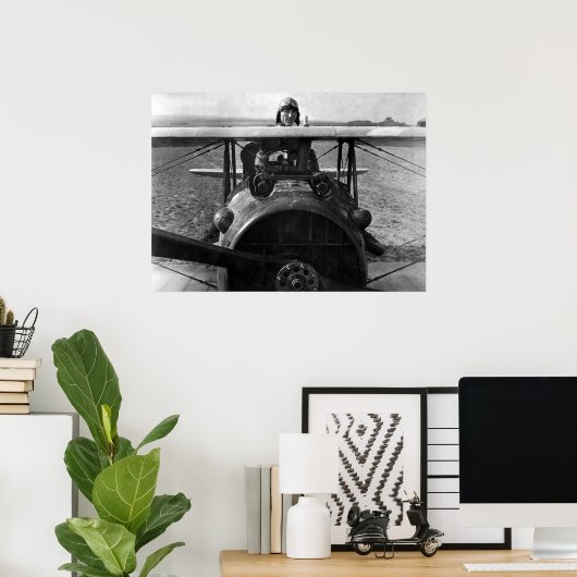 Eddie Rickenbacker Poster (Thuiskantoor)