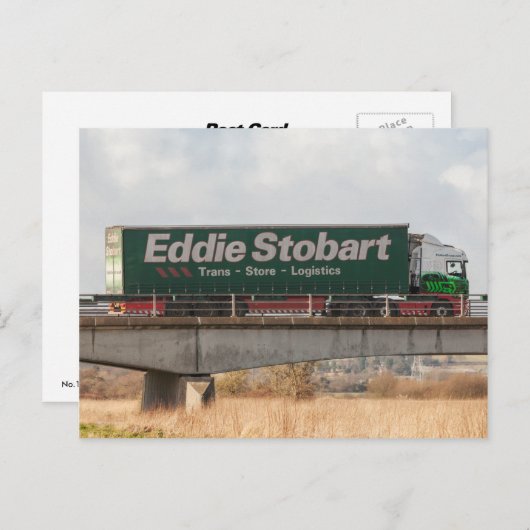 Eddie Stobart briefkaart (Voorkant / Achterkant)