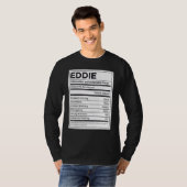 Eddie Voeding Informatie Probleem Oplossen Hard T-shirt (Voorkant volledig)