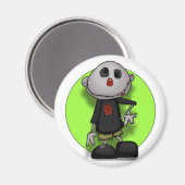 Eddie zombie magneet (Voorkant / Achterkant)