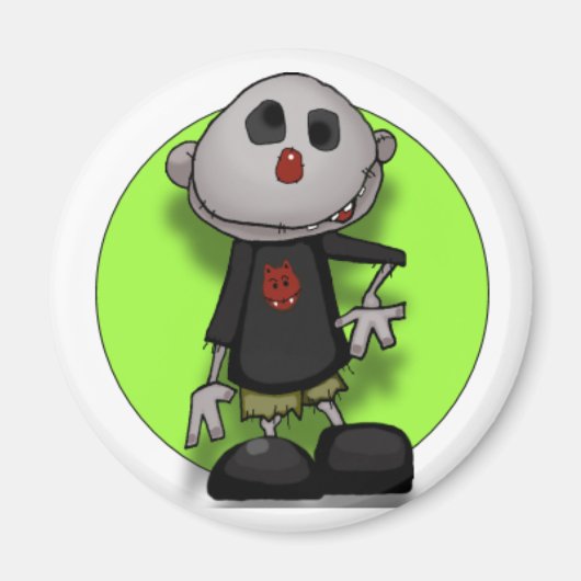 Eddie zombie magneet (Voorkant)