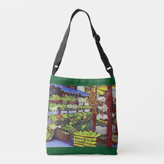 Eddie's Market Crossbody Tas (Achterkant)