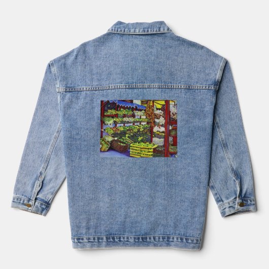 Eddie's Market Denim Jacket (Achterkant)
