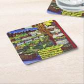 Eddie's Market, Hongarije Kartonnen Onderzetters (Schuin)