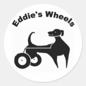 Eddie's Wheels Kleine Sticker (Voorkant)