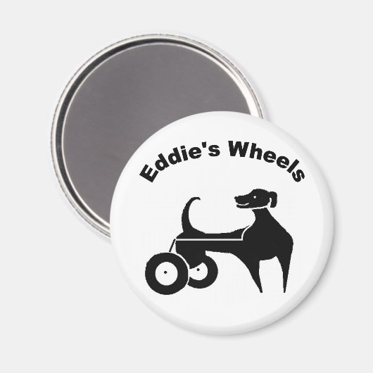 Eddie's Wheels Magnet (Voorkant / Achterkant)