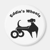 Eddie's Wheels Magnet (Voorkant)