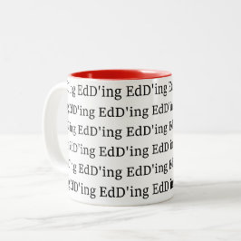 EdD'ing Tweekleurige Koffiemok
