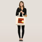 EDDL0530-2 GROTE TOTE BAG (Voorkant (model))