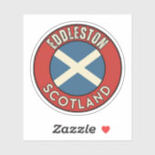 Eddleston, Schotland Sticker (Vel)