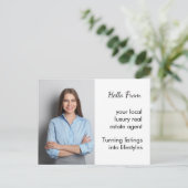 EDDM Lokale Marketing Postkaart | Professioneel (Staand voorkant)