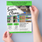 EDDM-Sjabloon drukwasbrochure Flyer (Hand)