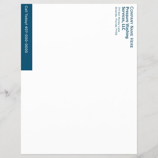 EDDM-Sjabloon drukwasbrochure Flyer (Achterkant)