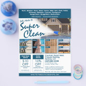 EDDM-Sjabloon drukwasbrochure Flyer (Enkel)