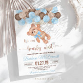 eddy Beer Baby shower We kunnen nauwelijks wachten Informatiekaartje
