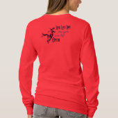 Eddy Boerderij Lange hoes Vrouwen T-shirt (Achterkant)