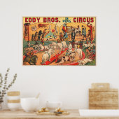  Eddy Brothers Circus Poster (Keuken)