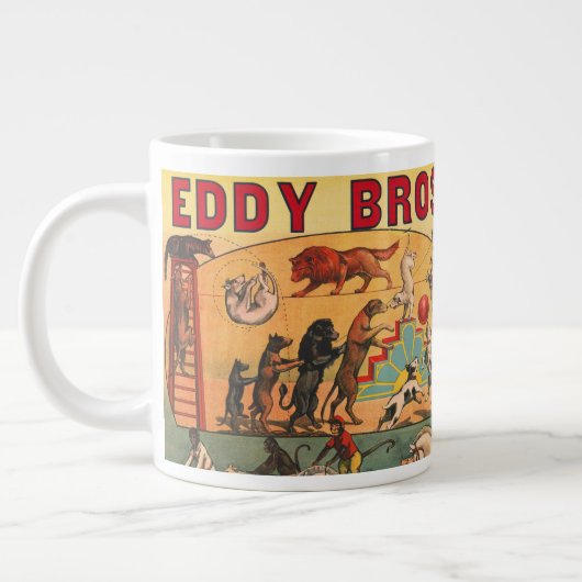  Eddy Brothers Circus Poster Grote Koffiekop (Links)