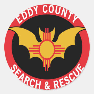 Eddy County SAR-Sticker Ronde Sticker