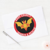 Eddy County SAR-Sticker Ronde Sticker (Envelop)