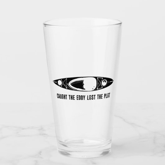 Eddy gevangen, plot verloren kano glas (Voorkant)