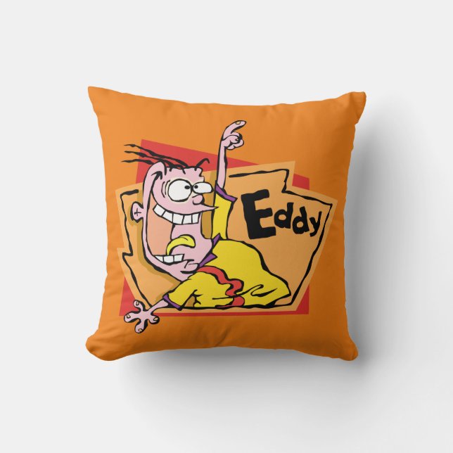 Eddy Karakter Graphic Kussen (Voorkant)