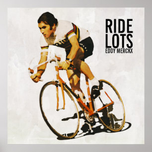 Eddy Merckx Motivatie Poster