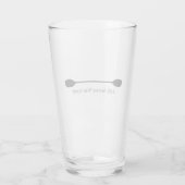 Eddy Service Was Spotty Kayak Paddle Glas (Achterkant)