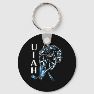 Eddy's Canyon Hockey Uni-volwassene Utah Hockey Sleutelhanger