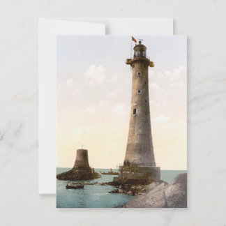 Eddystone Lighthouse, Engeland (ca. 1900) Briefkaart