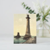 Eddystone Lighthouse, Plymouth, Engeland klassiek Briefkaart (Staand voorkant)
