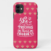 Edel dan Rubies Case-Mate iPhone Case (Achterkant)