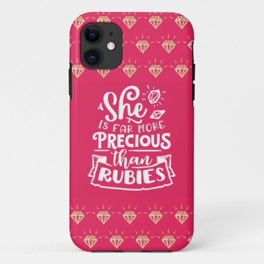 Edel dan Rubies Case-Mate iPhone Case (Achterkant)