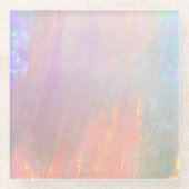 Edel opaal glazen onderzetter (Voorkant)