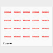 Edel Stamp Ronde Sticker (Vel)