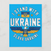 Edelaar symbool voor Oekraïne vrijheid Briefkaart (Voorkant)